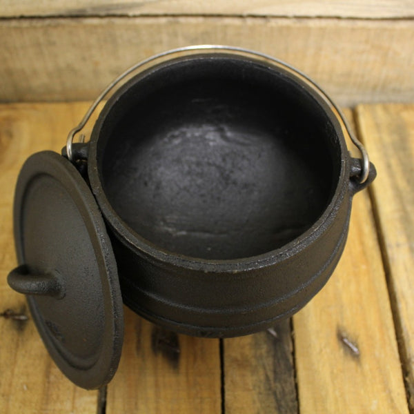 Cast Iron Cauldron Sage Pot Size 1/4 Potjie Pot - Free shipping