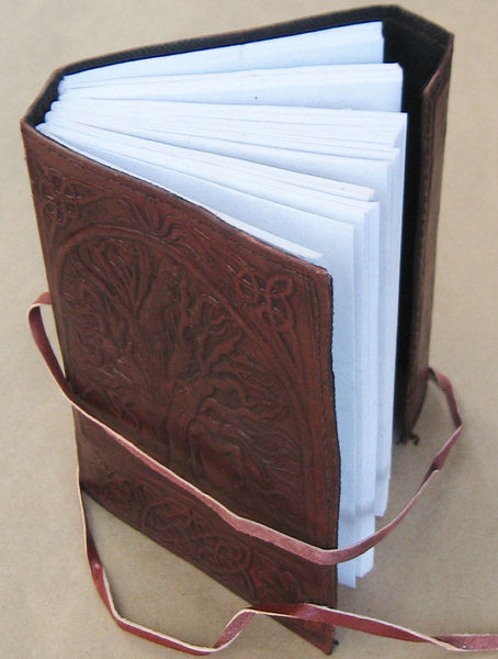Journals & Books - Sacred Oak Tree Of Life Leather Journal Diary