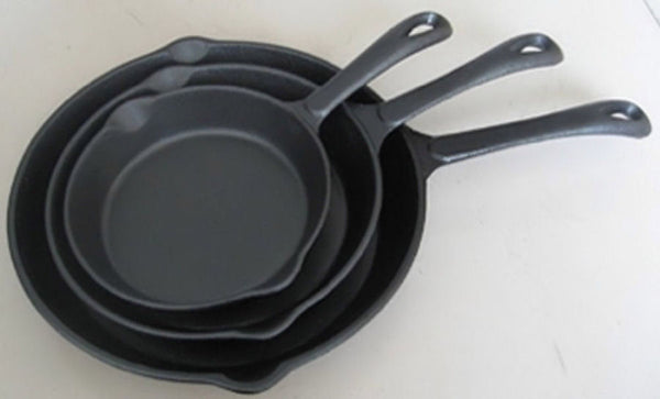 Cast Iron Skillet Trio Long handle – Annie's Collections