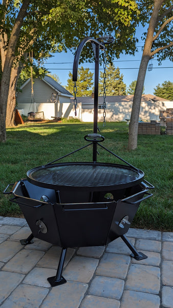 Backyard Fire Pit  all-in-one fire pit Stainless Steel