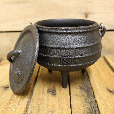 Cast Iron Cauldron Sage Pot Size 1/4 Potjie Pot - Free shipping-Annie's Collections