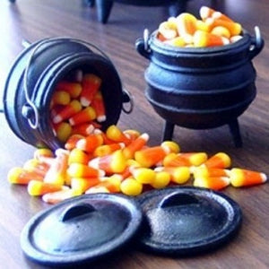 Cast Iron Mini Potjie Pot Cauldron 5 oz Candle Holder Holiday Deco