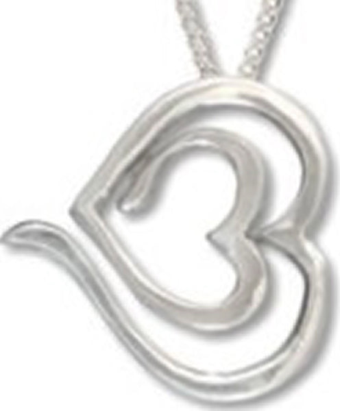 Jewelry & Adornment - Eve’s Heart Sterling Silver Pendant Classic Images