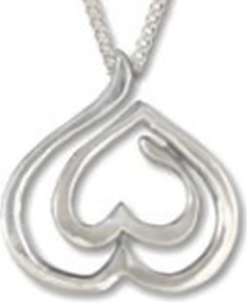 Jewelry & Adornment - Eve’s Heart Sterling Silver Pendant Classic Images