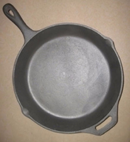 Kitchen Iron - Cast Iron Skillet Extra Large Family Size Kitchen Camping Outdoor