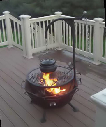 Backyard Fire Pit  all-in-one fire pit Stainless Steel-Annie's Collections