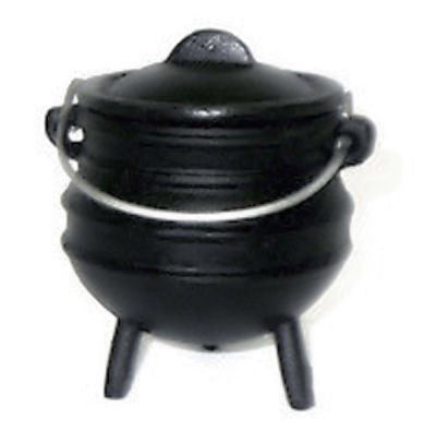 Potjie Pots - Cast Iron Mini Potjie Pot Cauldron 8 Oz Candle Holder Holiday Deco